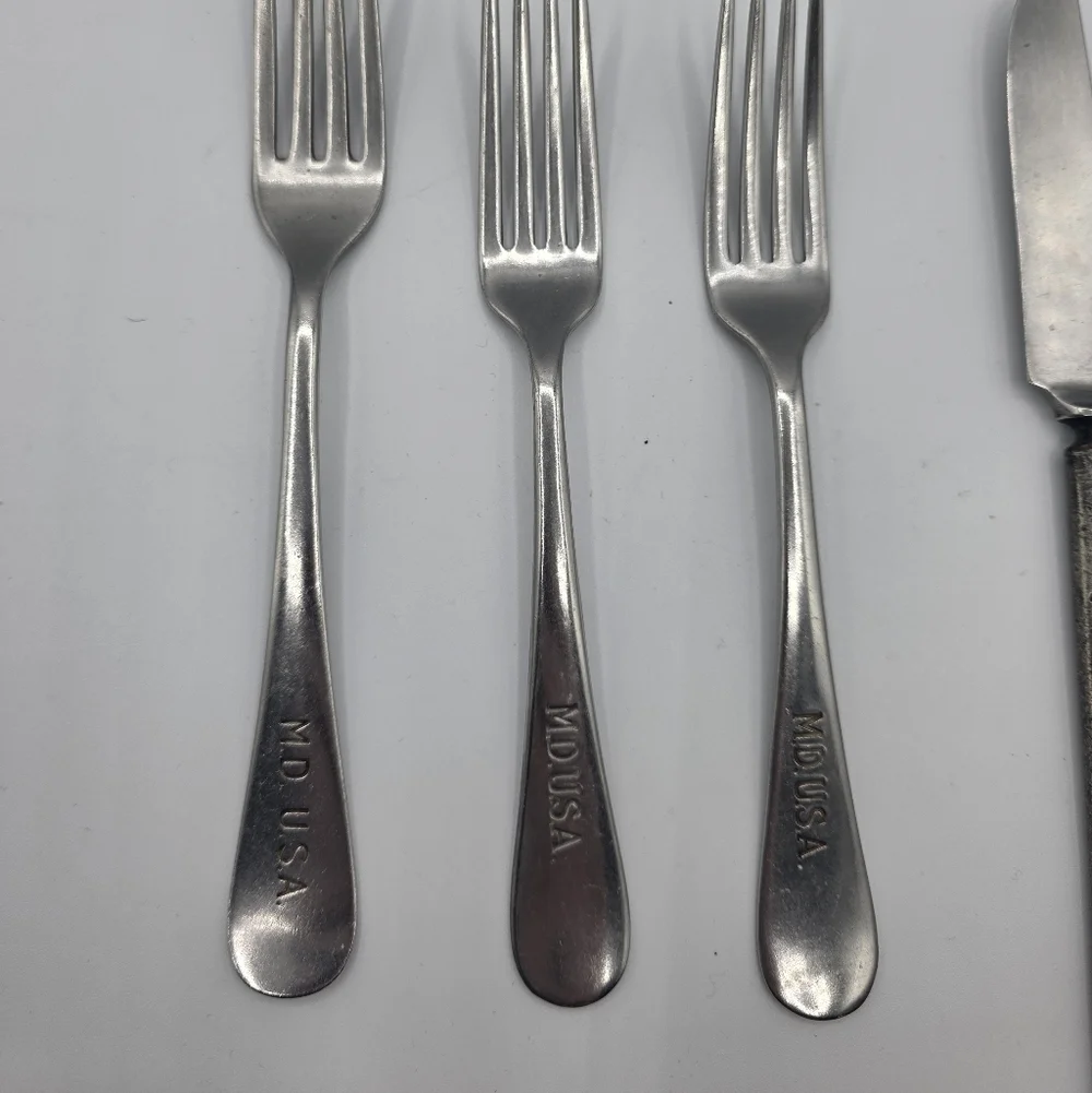 MD USA Military Medical Fork By WALLCO STAINLESS Forks Collectable